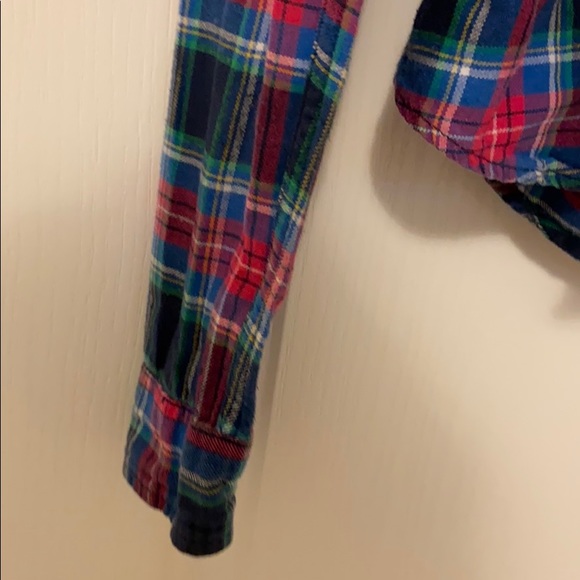 A&F plaid button up KIDS - Picture 4 of 9